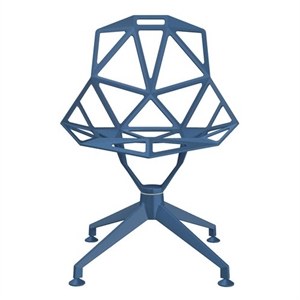 Magis Chair One 4 Poots Eettafelstoel Adapta Blauw