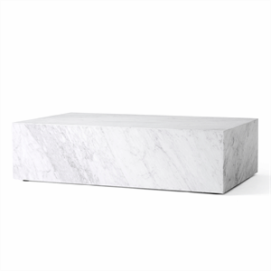 Audo Plinth Salontafel Laag Carrara Marmer