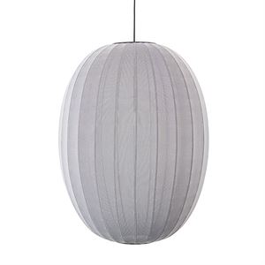 Made By Hand Knit-Wit Ovale Hanglamp Zilver Ø65