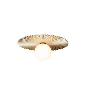 Nuura Lila Muuse Plafondlamp Medium Scandinavisch Goud/Opaal
