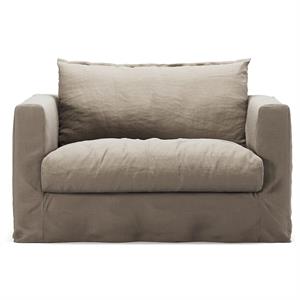 Decotique Le Grand Air Nou Love Seat Fauteuil Savage Linnen