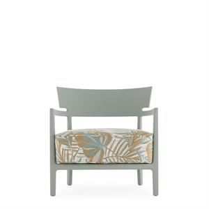 Kartell CARA MAT Liberty Obi Check Outdoor Armchair Groen/Tin