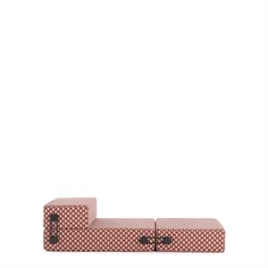 Kartell TRIX LIBERTY OBI CHECK Buitenmatras/Bank Roest
