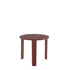 Kartell T-TABLE Bijzettafel Groot Burgundy