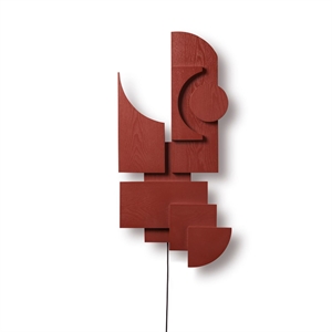Wacht Even Tot U Zit Totem Deco Wandlamp Basque Rood