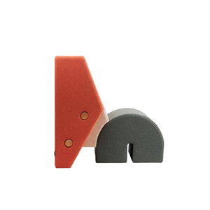 Wacht Even Tot U Zit Keystone Fauteuil Perzik/ Gebroken Wit/ Grijs