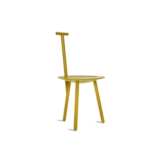 Please Wait to be Seated Spade Chair Turmeric Yellow