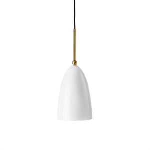 GUBI Grossman Collection Gräshoppa Hanglamp Messing/Blanco Albast Wit