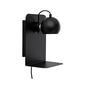 Frandsen Ball Wandlamp met USB Mat Zwart