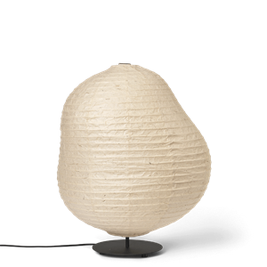 Ferm Living Kurbis Vloerlamp Laag Naturel/ Zwart