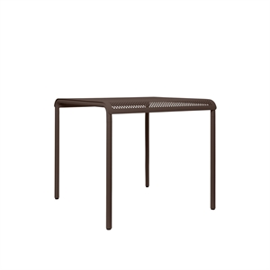 Ferm Living Dapple Buitentafel 80x80 Donker Chocolade