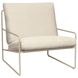 Ferm Living Desert Kussenhoes voor Zitvlak en Rugleuning, Bouclé/ Gebroken Wit