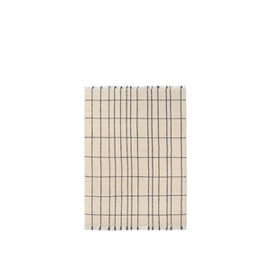 Ferm Living Sen Rug 140x200 Perkament/Indigo