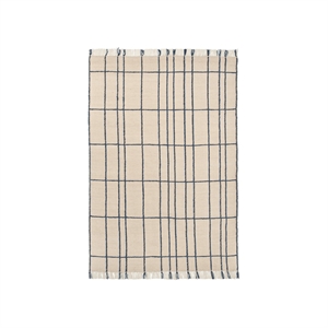 Ferm Living Sen Rug 170x240 Perkament/Indigo