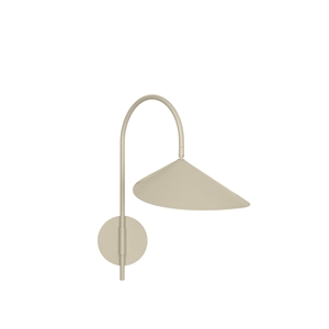 Ferm Living Arum draaibare Wandlamp met Bekabeld, kasjmier
