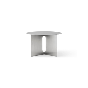 Audo Androgyne Bijzettafel H38 Geborsteld Staal