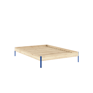 Karup Design Core Bedframe 140x200 Raw/Vivid Blue