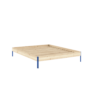 Karup Design Core Bedframe 160x200 Raw/Vivid Blue