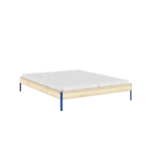 Karup Design Core Bedframe 160x200 Raw/Vivid Blue