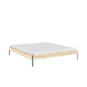 Karup Core bedframe 180x200 cm, onbewerkt/saliegroen
