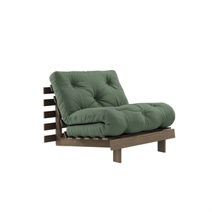 Karup Roots Slaapbank 90x200 Carob Brown/756 Olive Green