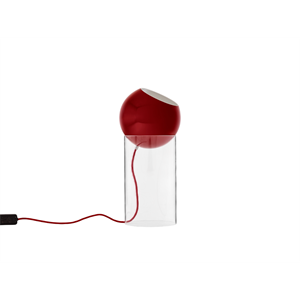 &Tradition Topan VP14 Vloerlamp Topan Staande lamp VP14 Helder acryl/vermiljoenrood
