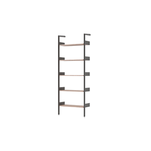 &Tradition Rombe Full Bay IF1 Planken Boekenkast Gelakt Walnoot