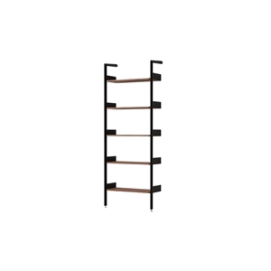 &Tradition Rombe Full Bay IF1 Planken Boekenkast Gelakt Walnoot
