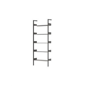 &Tradition Rombe Full Bay IF1 Planken Boekenkast Gelakt Walnoot/ Antraciet