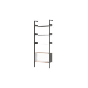&Tradition Rombe Full Bay IF3 Kast Planken Gelakt Walnoot/ Antraciet