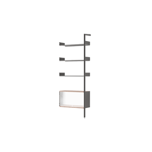 &Tradition Rombe Bay IF6 Kast Extra Plank Gelakt Walnoot/ Antraciet