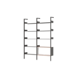&Tradition Rombe IF1 &IF6 Plankenconfiguratie C Gelakt Walnoot/ Antraciet