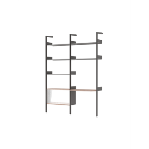 &Tradition Rombe IF2 &IF6 Plankenconfiguratie D Gelakt Walnoot/Antraciet