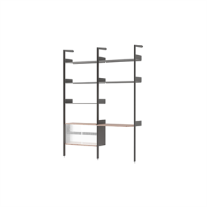 &Tradition Rombe IF2 &IF6 Plankenconfiguratie D Gelakt Walnoot/Antraciet