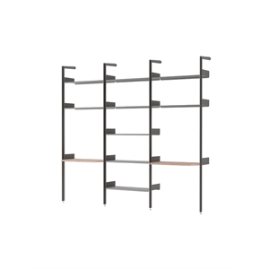 &Tradition Rombe IF2 &IF4 & IF5 Plankenconfiguratie in Gelakt Walnoot/ Antraciet