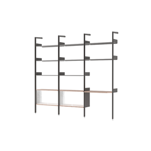 &Tradition Rhomb IF3 &IF5 & IF6 Plankenconfiguratie J Gelakt Walnoot/ Antraciet