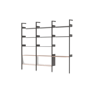 &Tradition Rhomb IF3 &IF5 & IF6 Plankenconfiguratie J Gelakt Walnoot/ Antraciet