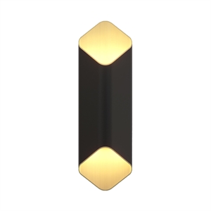 Astro Ako 420 Phase Wandlamp Mat Zwart/Goud