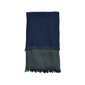Woud Dubbel Vloerkleed Blauw en Groen