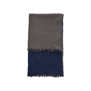 Woud Dubbel Vloerkleed Blauw en Beige
