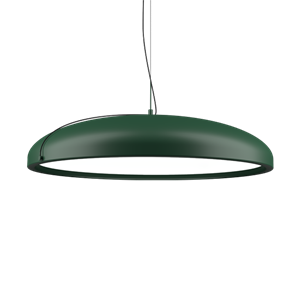 Intra Lighting Dawn S Hanglamp Ø80 Mat Groen Dennenhout