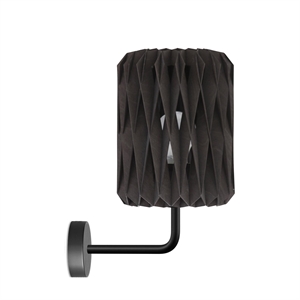 Pilke Signature 18 Wandlamp met Arm Zwart