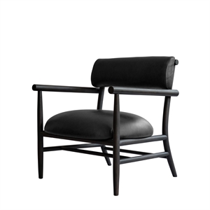 101 Copenhagen Nama Fauteuil Anilineleer/ Zwart