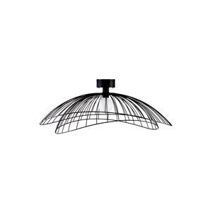 Globen Lighting Ray 86 Wand-/ Plafondlamp Zwart