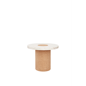 Frama Sintra Bijzettafel/Salontafel Groot Wit Marmer/Kurk