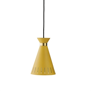Warm Nordic Cone Hanglamp Honing Geel