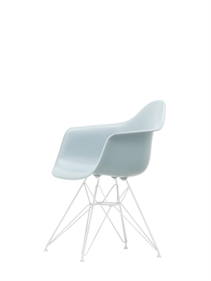 Vitra Eames Kunststof DAR Eetkamerstoel RE Ice/Wit