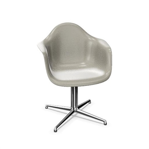 Vitra Eames Fiberglass DAL Eetkamerstoel Raw Umber/ Chroom