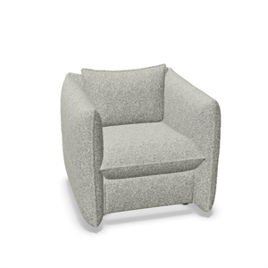 Vitra Mariposa Club Fauteuil Nubia Crème/Donkerbruin
