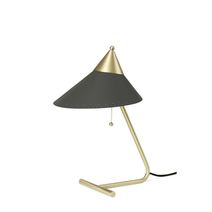 Warm Nordic Brass Top Tafellamp Charcoal Grijs